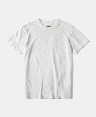 Heavyweight Cotton Gusset Tubular T-Shirt - White