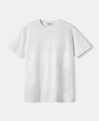 Regular Fit Heavyweight Tubular Jersey T-Shirt - White