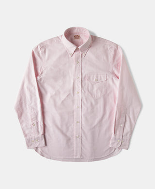 Lot 219 Button Down Oxford Shirt - Pink Stripe