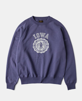 Lot 121 1950s College Athletic Sweatshirt - Vintage Purple