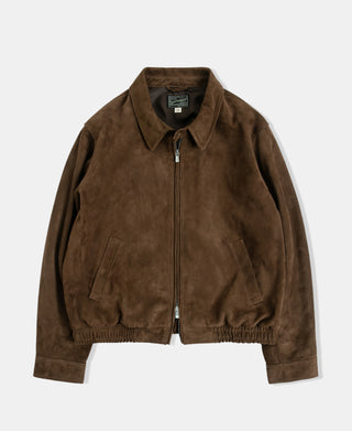 Sheepskin Suede Swing Top Jacket
