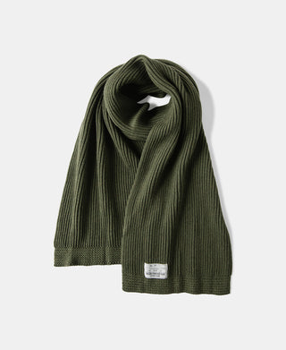 Wool Blend USN Scarf - Olive