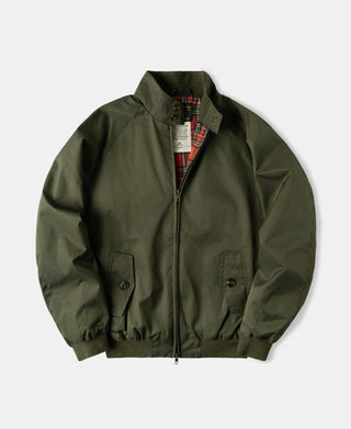 G9 Harrington Stand Collar Jacket - Olive