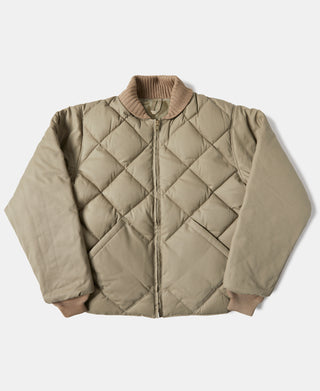 Lot 353 1950s Quilted Down Jacket - Camel