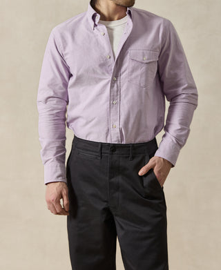 Lot 219 Button Down Oxford Shirt - Lavender
