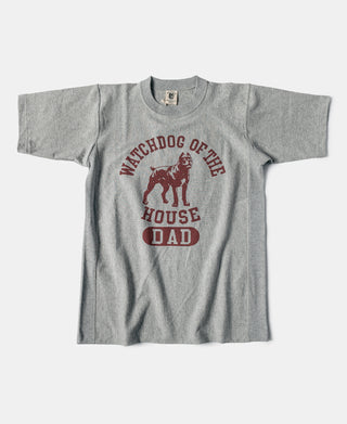 Watchdog Reverse Weave T-Shirt mit Logo-Print – Grau