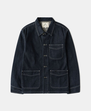 1920s Herringbone Denim Work Jacket