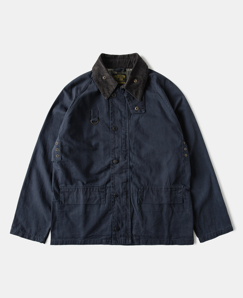 Ripstop Twill Fishing Hunting Field Jacket - Blue | Olderbest