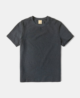 Slim-Fit-T-Shirt mit Rundhalsausschnitt – Dunkelgrau
