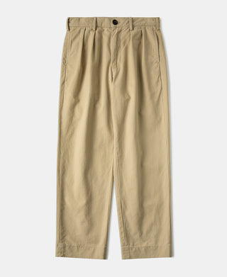 Classic Fit Two-pleated Chino in Khaki