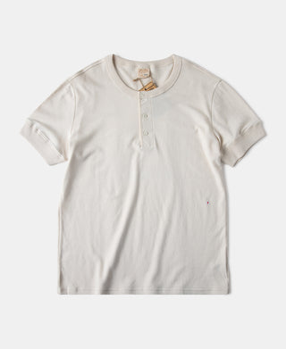 8.5 oz Organic Cotton Henley T-Shirt - Size XXL