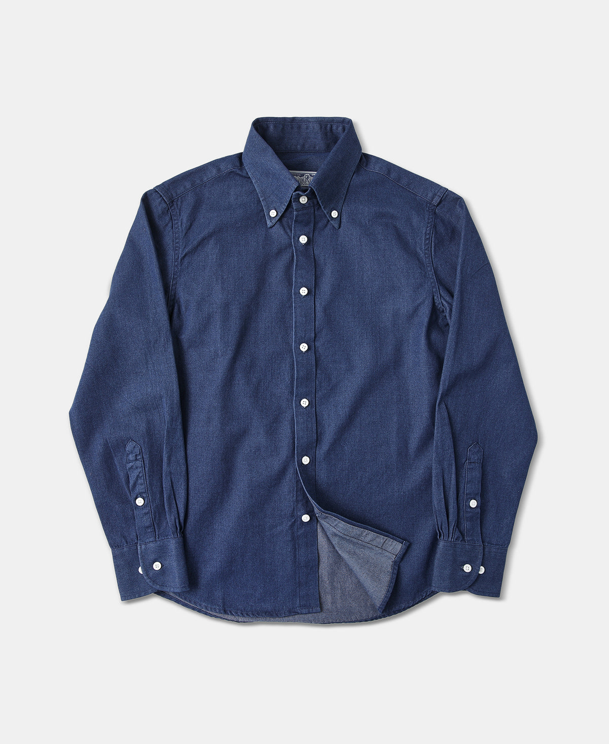 6.5 oz Indigo Denim Button-Down Collar Shirt