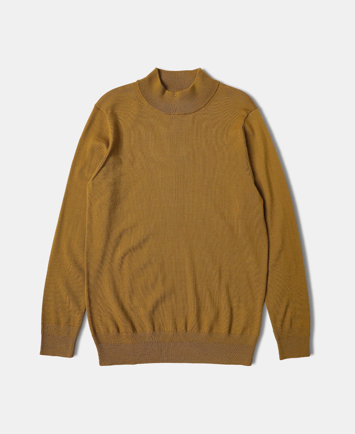 Extrafine Merino Wool Turtleneck Sweater - Ginger