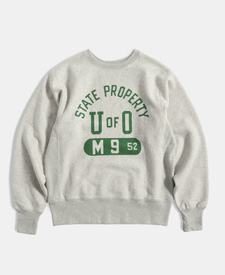 Los 113 Reserve-Sweatshirt aus den 1950er Jahren – Grün/Grau