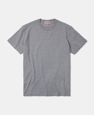 Classic Fit 7.4 oz Jersey Crewneck Tubular T-Shirt - Gray