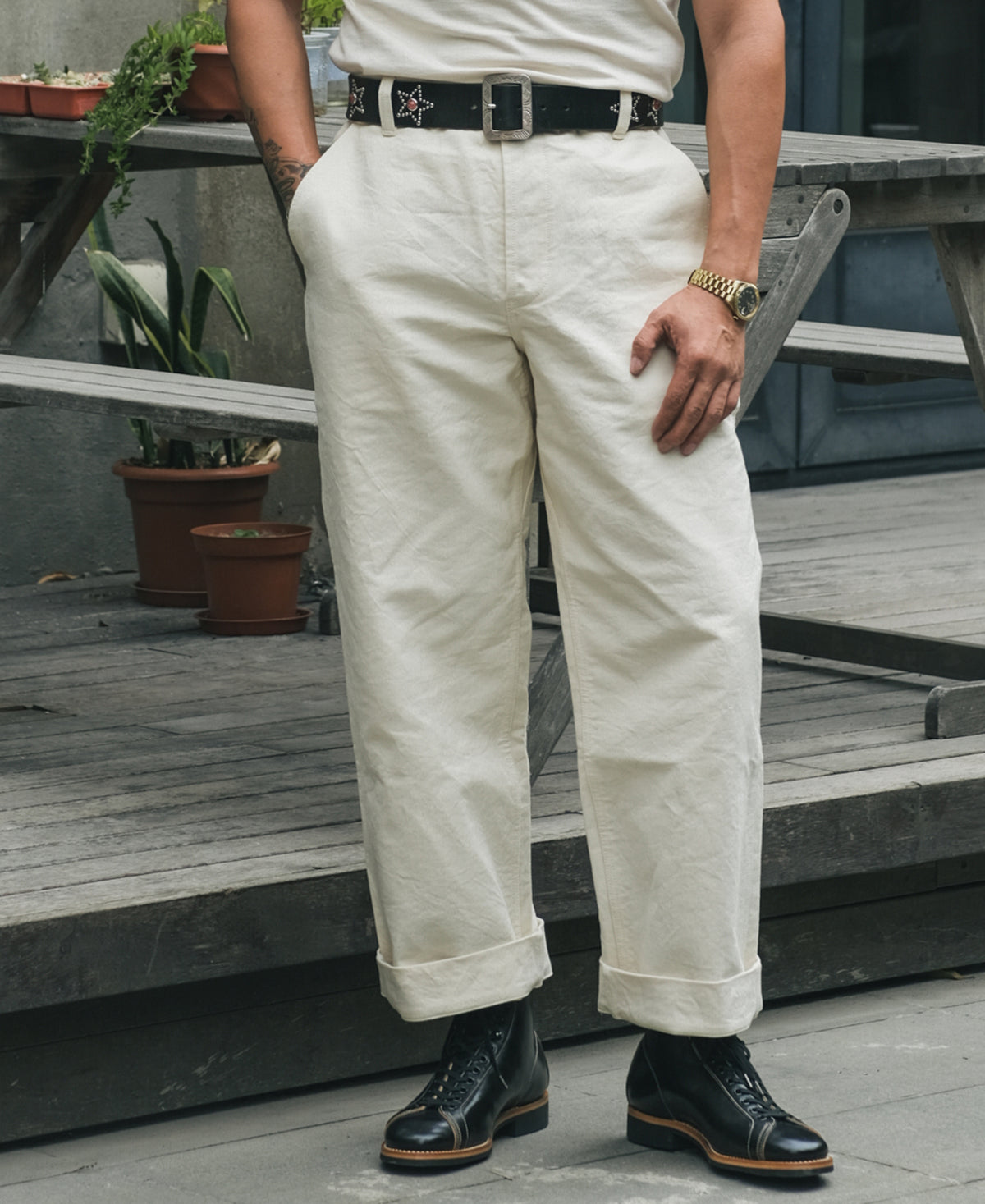 Experimental Test Sample Protective Cover Pants - White