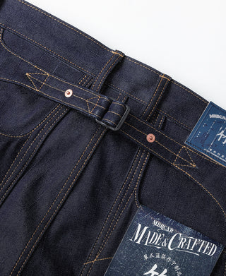 17.7oz Kasuri Selvedge Denim Trousers