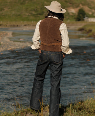 Classic Suede Western Hunting Vest