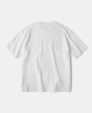 9.3 oz Cotton Oversize Tubular Pocket T-Shirt - White