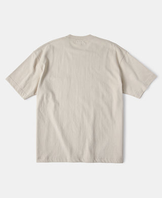 9.3 oz Cotton Oversize Tubular Pocket T-Shirt - Apricot