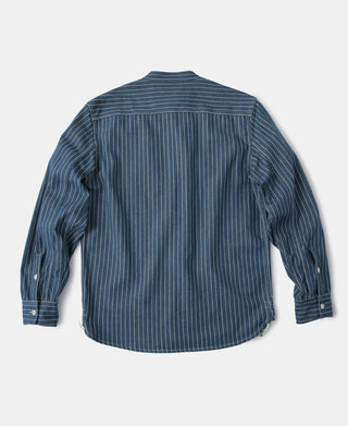 9 oz Wabash Striped Indigo Work Shirt