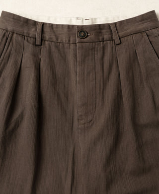 1930s Herringbone Double Pleated Trousers