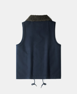 N-1 Wool Blend Deck Vest - Navy
