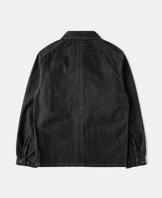 Lot 813J 15.5oz HBT Black Selvedge Denim Jacket