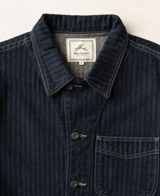 1920s Herringbone Denim Work Jacket