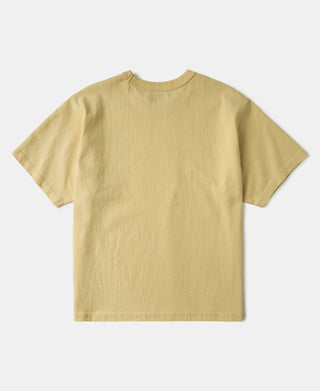 1900년대 헤비웨이트 코튼 저지 박시 티셔츠 - 빈티지 블랙 