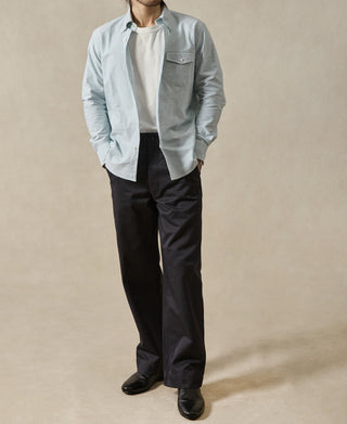 Lot 219 Button Down Oxford Shirt - Green Stripe