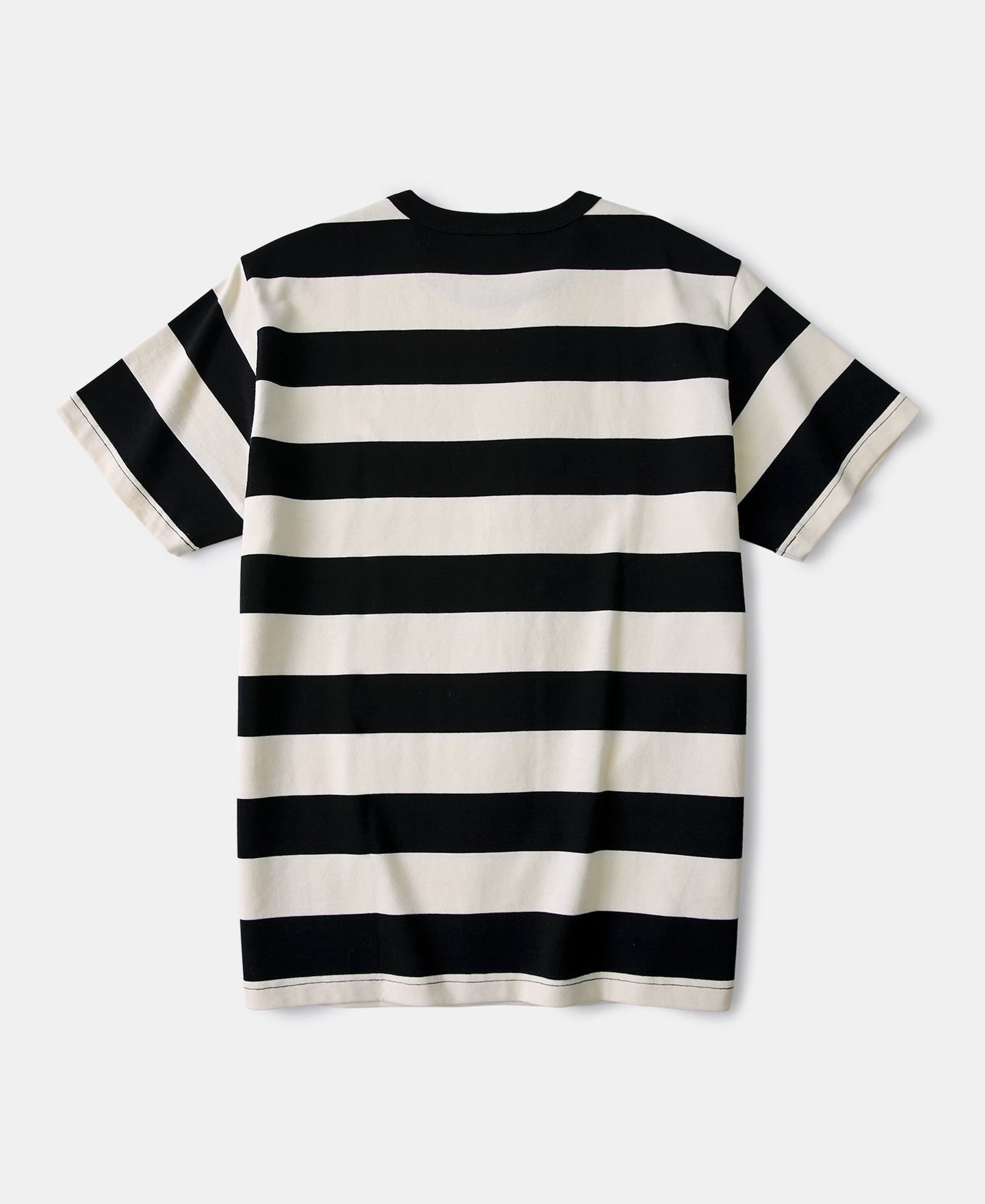thumbnail image 2 of Beautiful Giant Men's Striped Jacquard Regular Fit T-Shirt - Black Multicolor - Short Sleeve 2 of 4