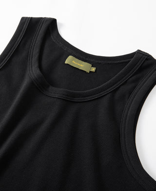 Modal Blend Tank Top - Black