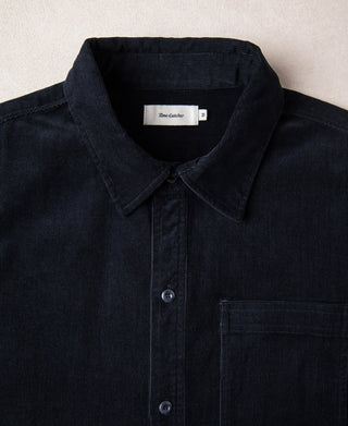 1960s Corduroy Work Shirt - Indigo