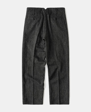 1930s Old Hollywood High-Waisted Wool Trousers