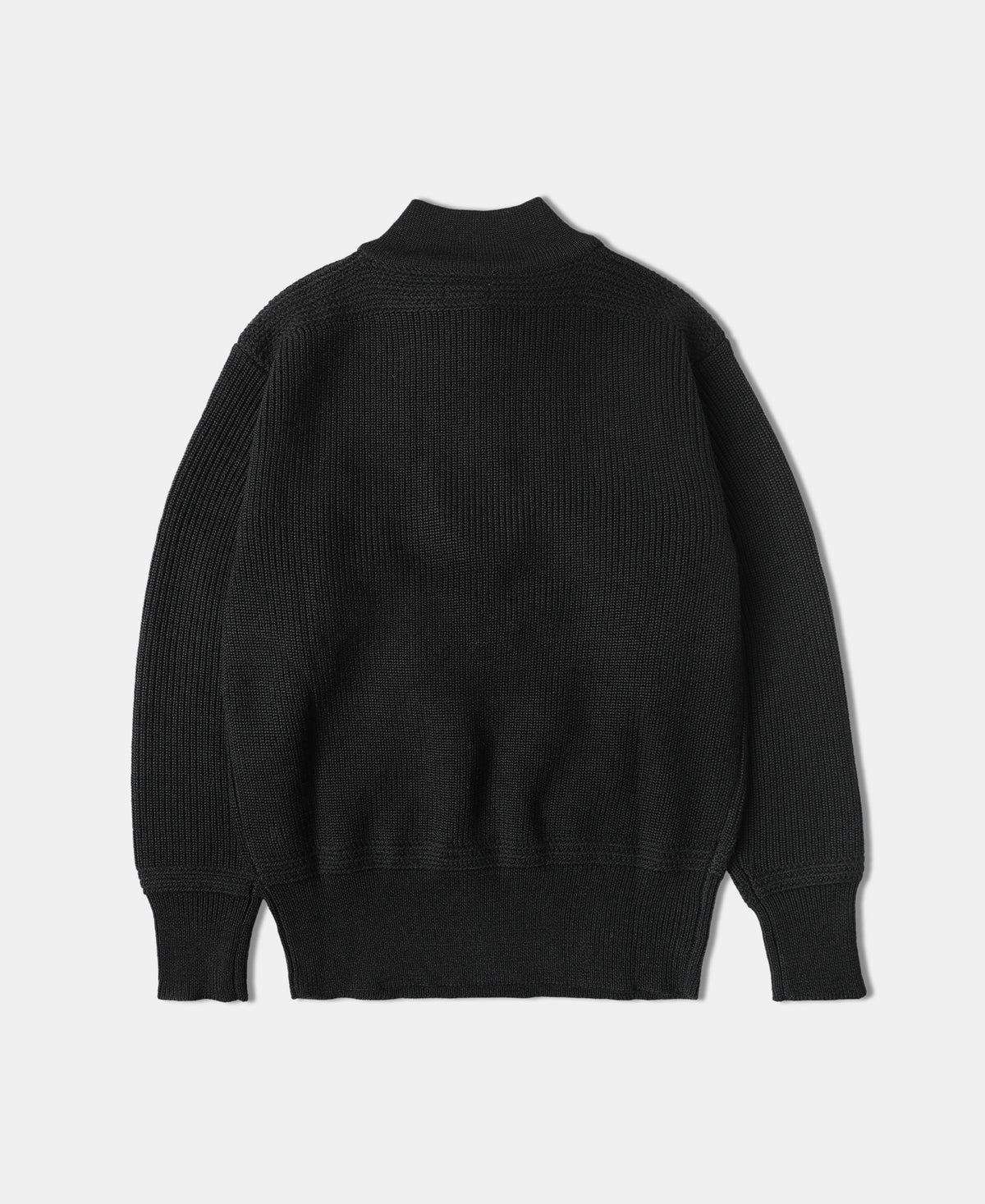US Army High Neck Wool Sweater - Black