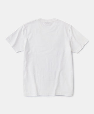 Classic Fit 7,4 oz Jersey-Rundhals-Schlauch-T-Shirt – Weiß