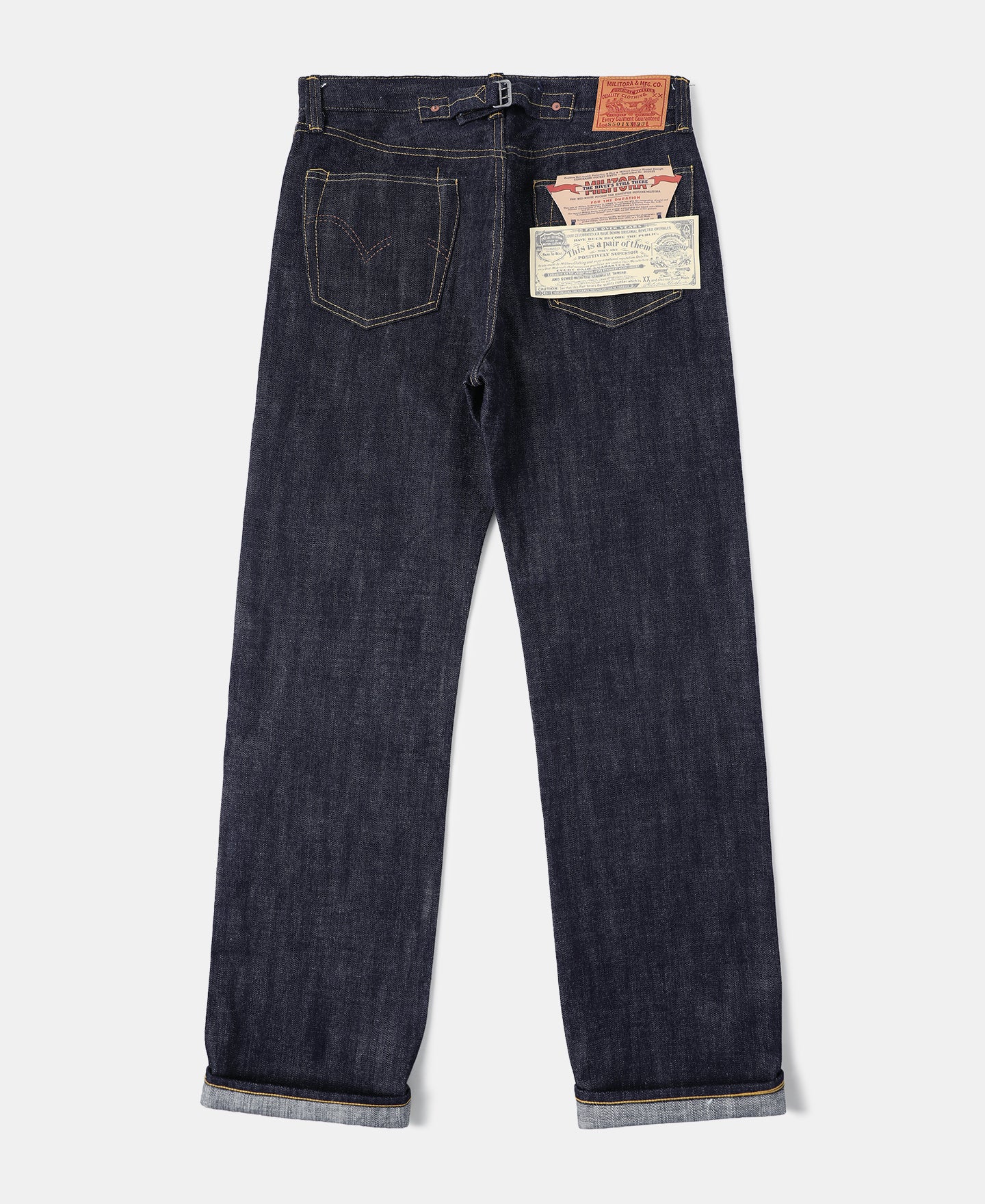 1940s WWII Mackinnon Modified Selvedge Denim Wartime Jeans Olderbest