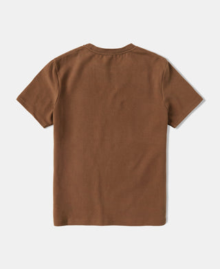 Slim Fit Crew Neck T-Shirt - Rust Red