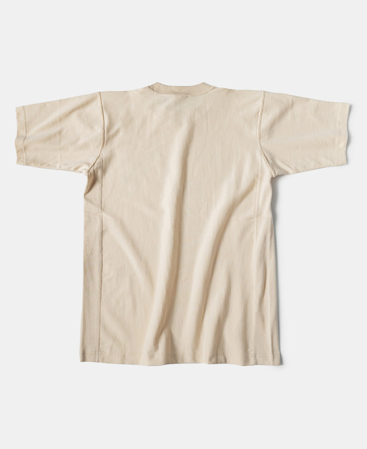 Watchdog Logo-Print Reverse Weave T-Shirt - Beige