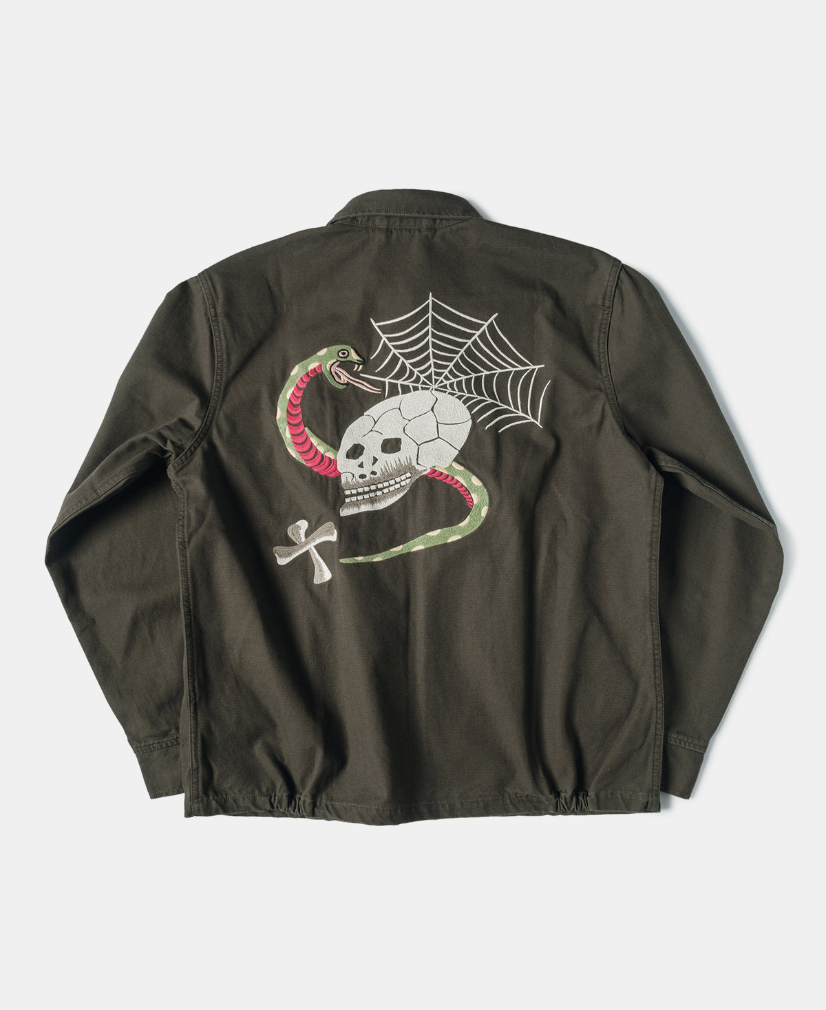 Skull Embroidery Vietnam Souvenir Jackets