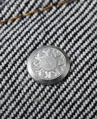 17.7oz Kasuri Selvedge Denim Trousers
