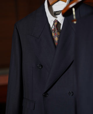 1930s Herringbone Double-Breasted Suit Jacket