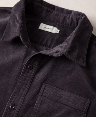 1960s Corduroy Work Shirt - Purple