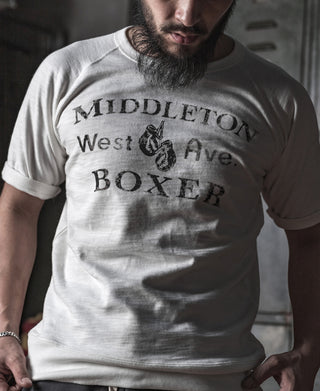 Heavy Duty Boxer Physical Training T-Shirt - White