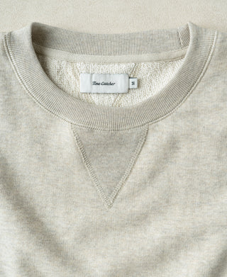 Heavyweight Double V-Gusset Tubular Sweatshirt - Apricot