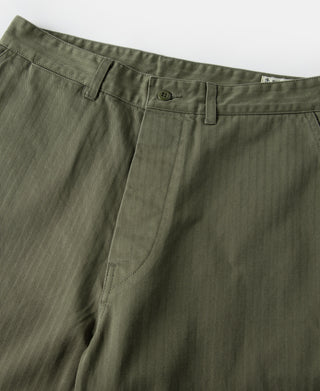 Lot 825 1950s USMC Herringbone Trousers - Olive