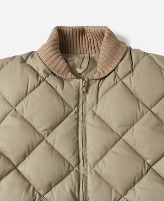 Lot 353 1950s Quilted Down Jacket - Camel