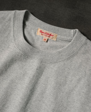 Regular Fit 9.3 oz Jersey Crewneck Tubular T-Shirt - Gray