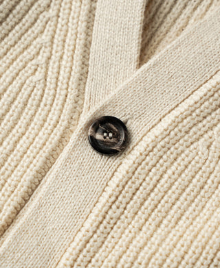 Fisherman Rib US Cotton Cardigan